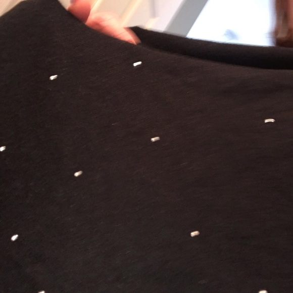 💼Black shawl/wrap/scarf with silver studs - Picture 3 of 3